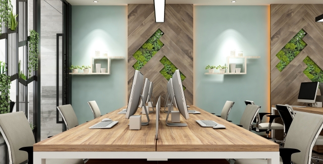 フォルテ天満橋のパソコンデスクの写真